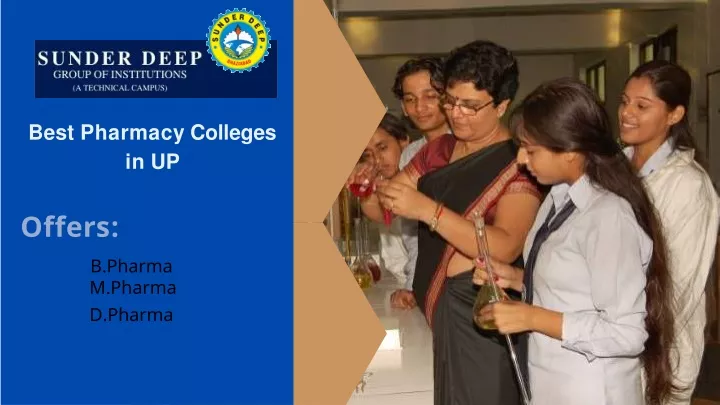 best pharmacy colleges in up