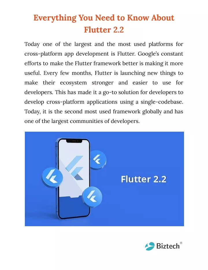 everything you need to know about flutter 2 2