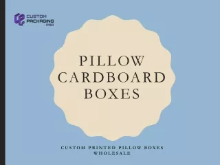 pillow cardboard boxes