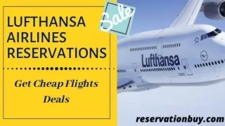 Lufthansa Airlines Reservations Process