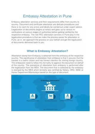 Embassy Attestation in Pune-converted