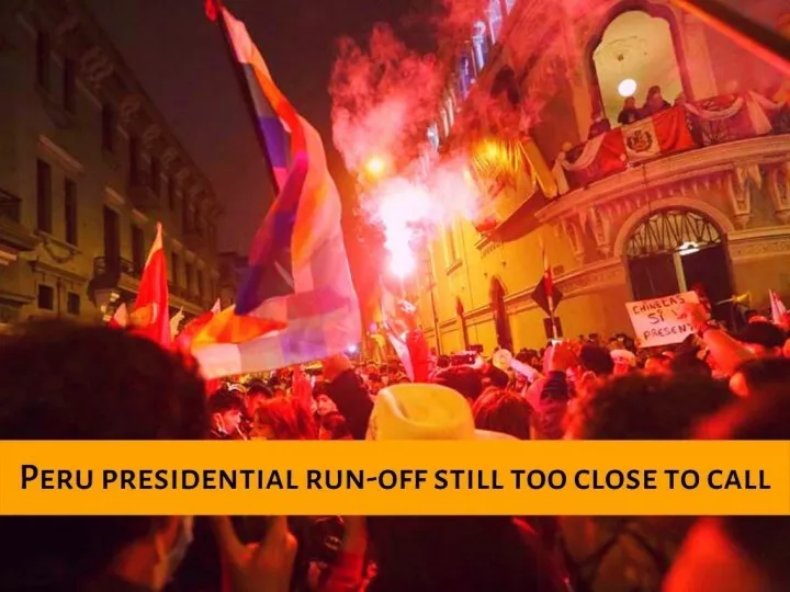 peru presidential run off still too close to call