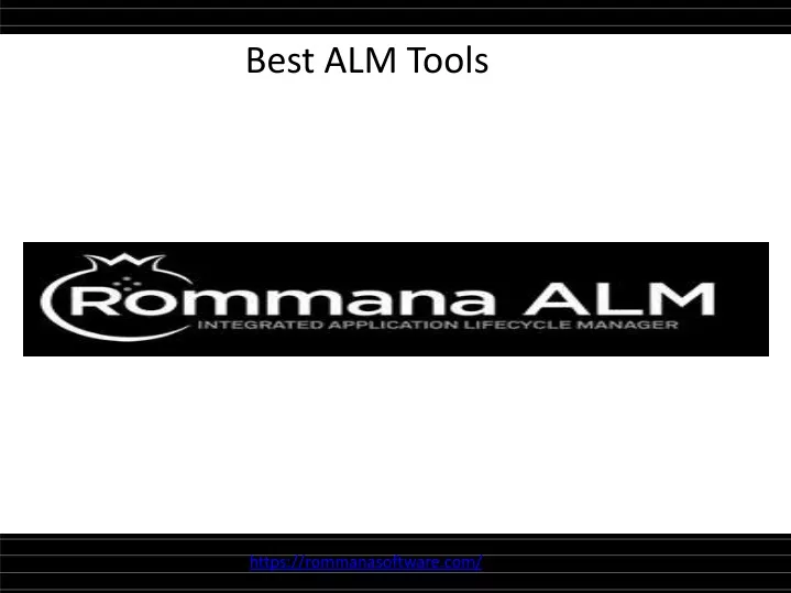 best alm tools