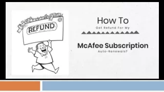 McAfee Refund  McAfee Refund Policy