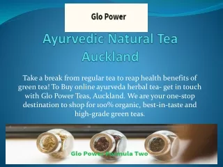 Ayurvedic Natural Tea Auckland