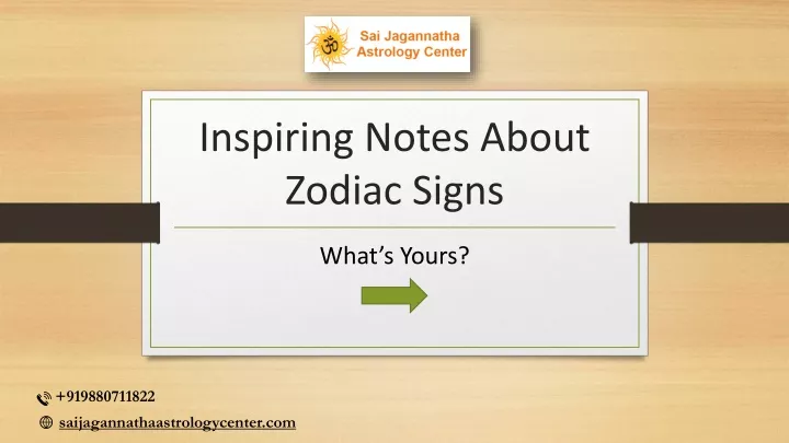 inspiring notes about zodiac signs