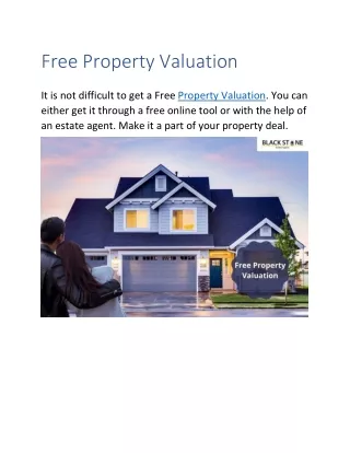 Property Valuation