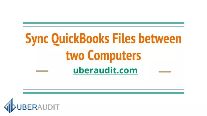 sync quickbooks files between two computers