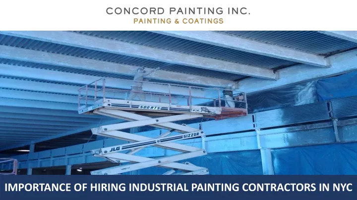 importance of hiring industrial painting