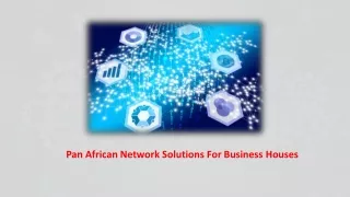 Pan African Network Solutions For Business Houses