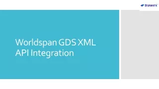 Worldspan GDS XML API Integration