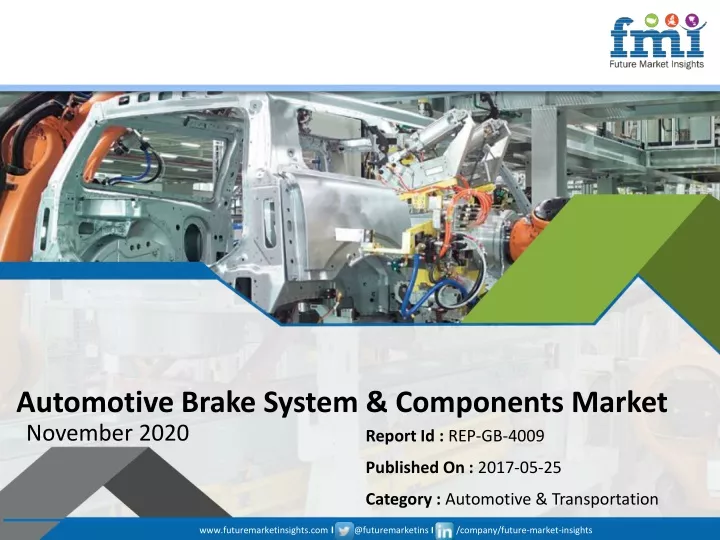 automotive brake system components market