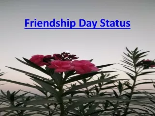 Happy Friendship Day Status for Whatsapp Sharing