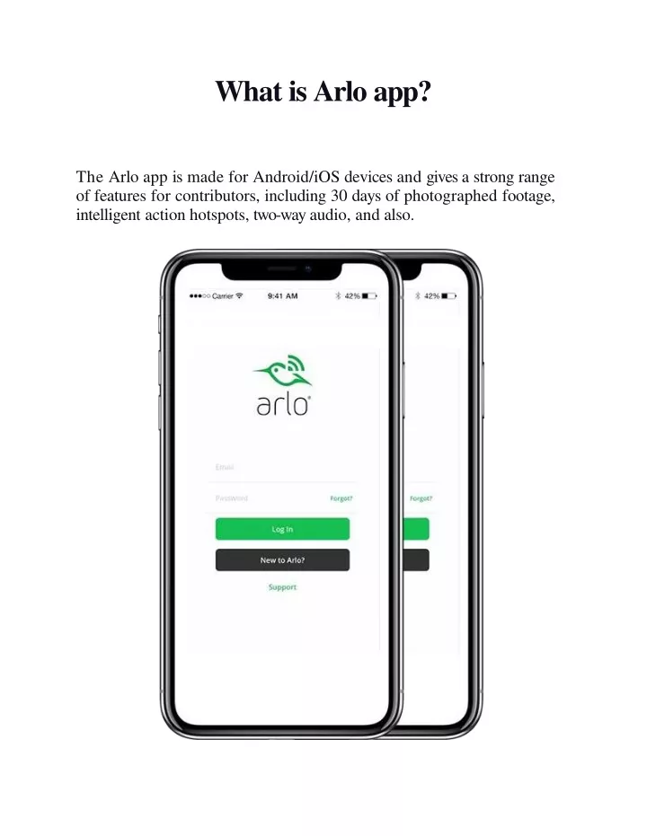 what is arlo app