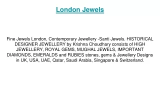 London Jewels