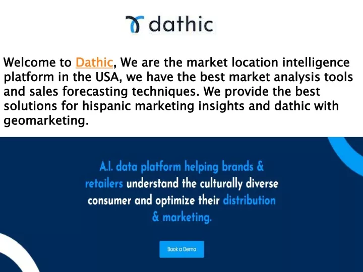 welcome to dathic we are the market location