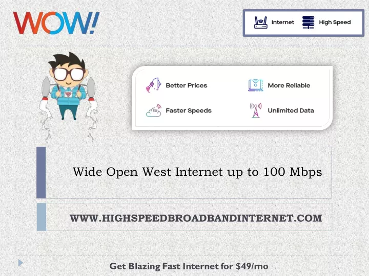 wide open west internet up to 100 mbps