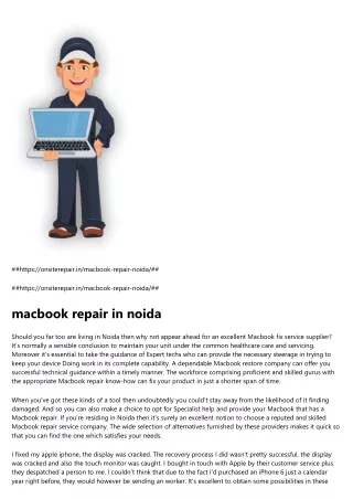 macbook repair in noida
