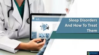 sleep disorders a nd h ow t o t reat t hem