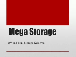 Affordable Boat Storage West Kelowna