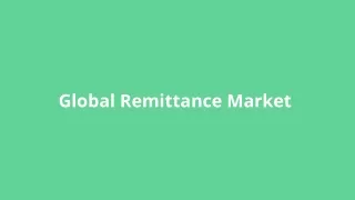 global remittance market