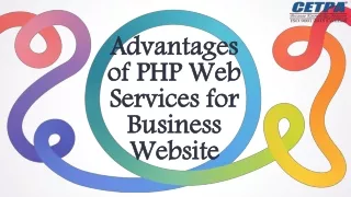 Advantages of PHP Web Services for Business Website