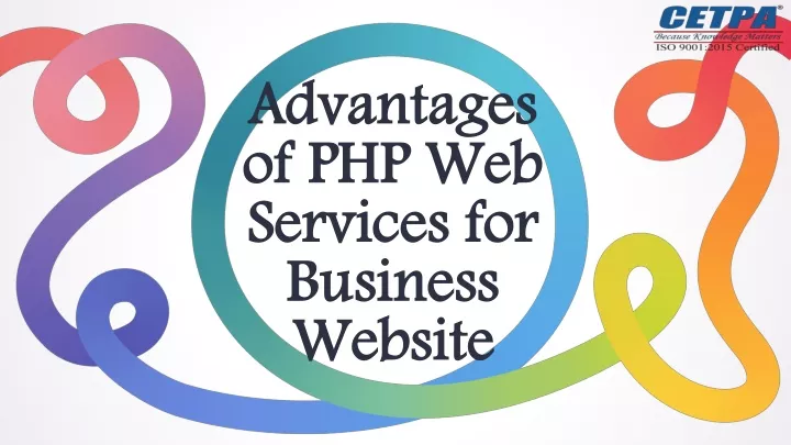 advantages of php web services for business website