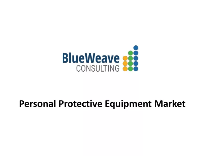 personal protective equipment market