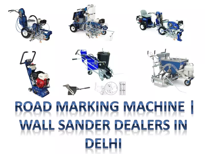 road marking machine wall sander dealers in delhi