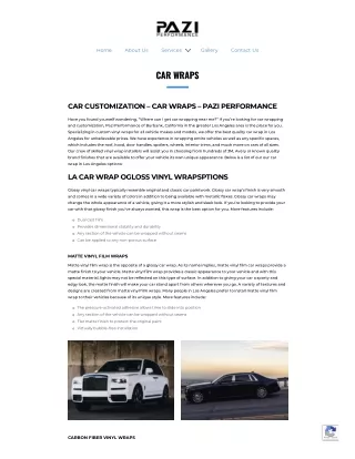 Auto Body Kits