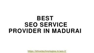 Best SEO Service Provider In Madurai