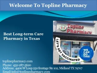 Best Long-term Care Pharmacy In Texas