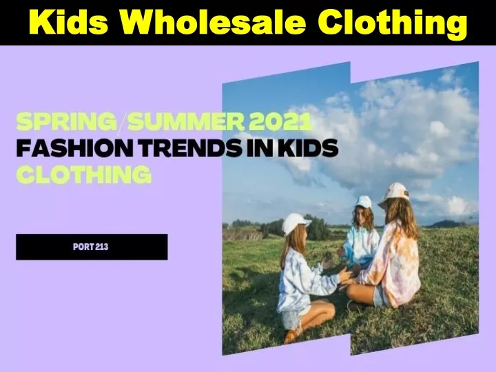 kids wholesale clothing store