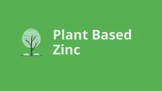 Plant Based Zinc Supplements - OZiva