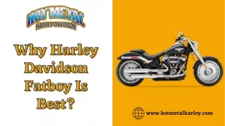 Why Harley Davidson Fatboy Is Best?