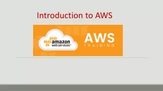 introduction to aws
