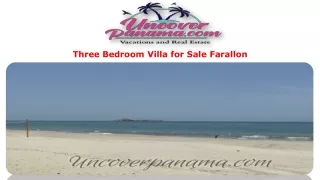 Three Bedroom Villa for Sale Farallon