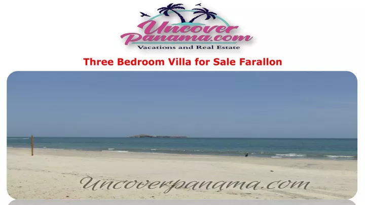 three bedroom villa for sale farallon