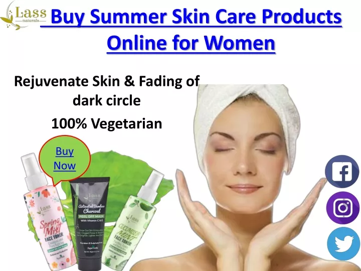 buy summer skin care products online for women