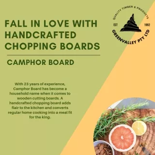 Fall in Love with Handcrafted Chopping Boards