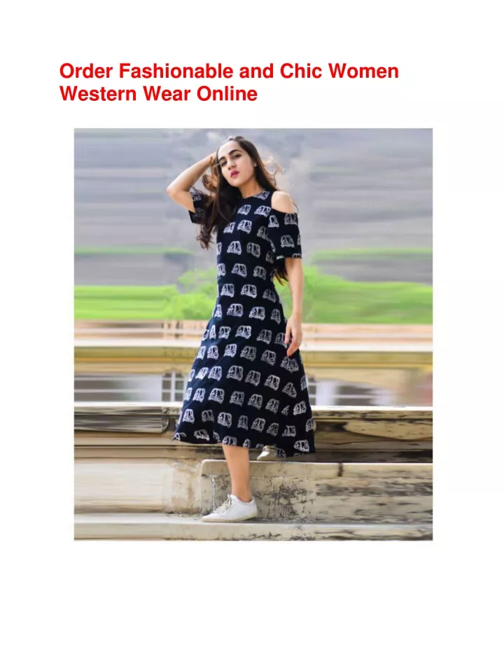 order fashionable and chic women western wear