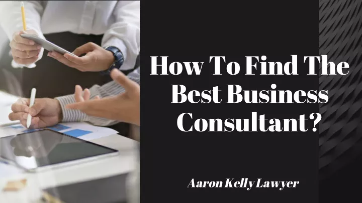 how to find the best business consultant