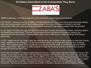 ori zaba s gives back to the communities they