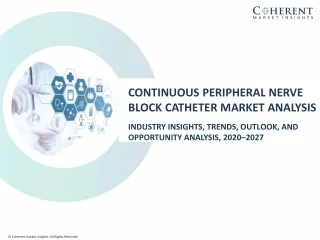 continuous peripheral nerve block catheter market