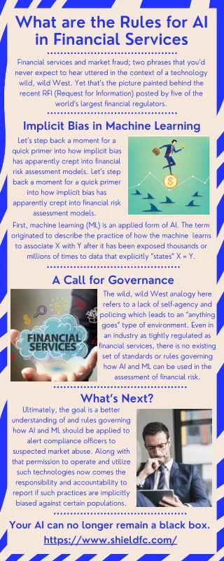 what are the rules for ai in financial services