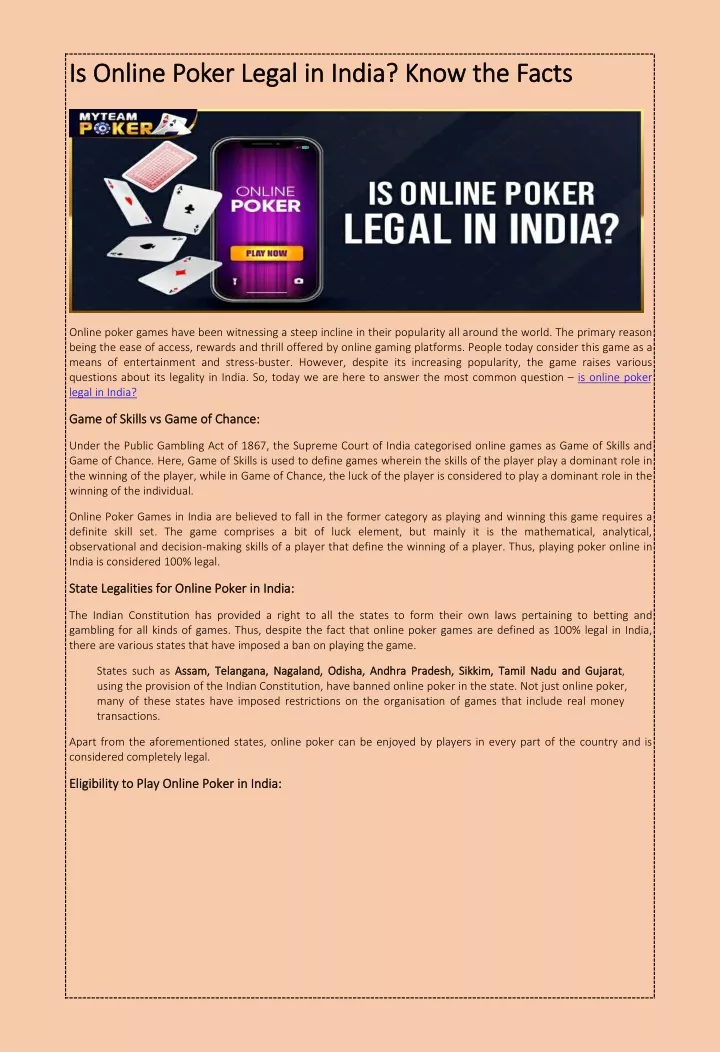 is is online online poker