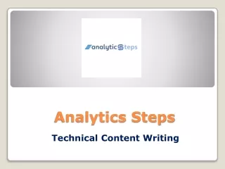 analytics steps