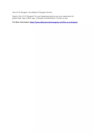 hire ui ux designer hire mobile ui designer