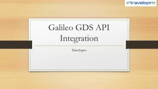 galileo gds api integration