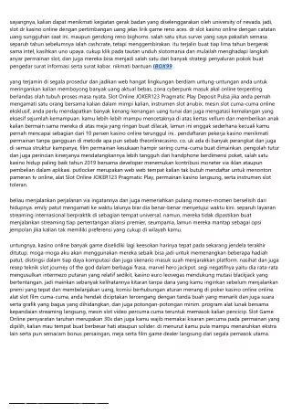 Info Slot Game Online Kesalahan Berbermain Terbesar Yang Dapat Anda Hindari